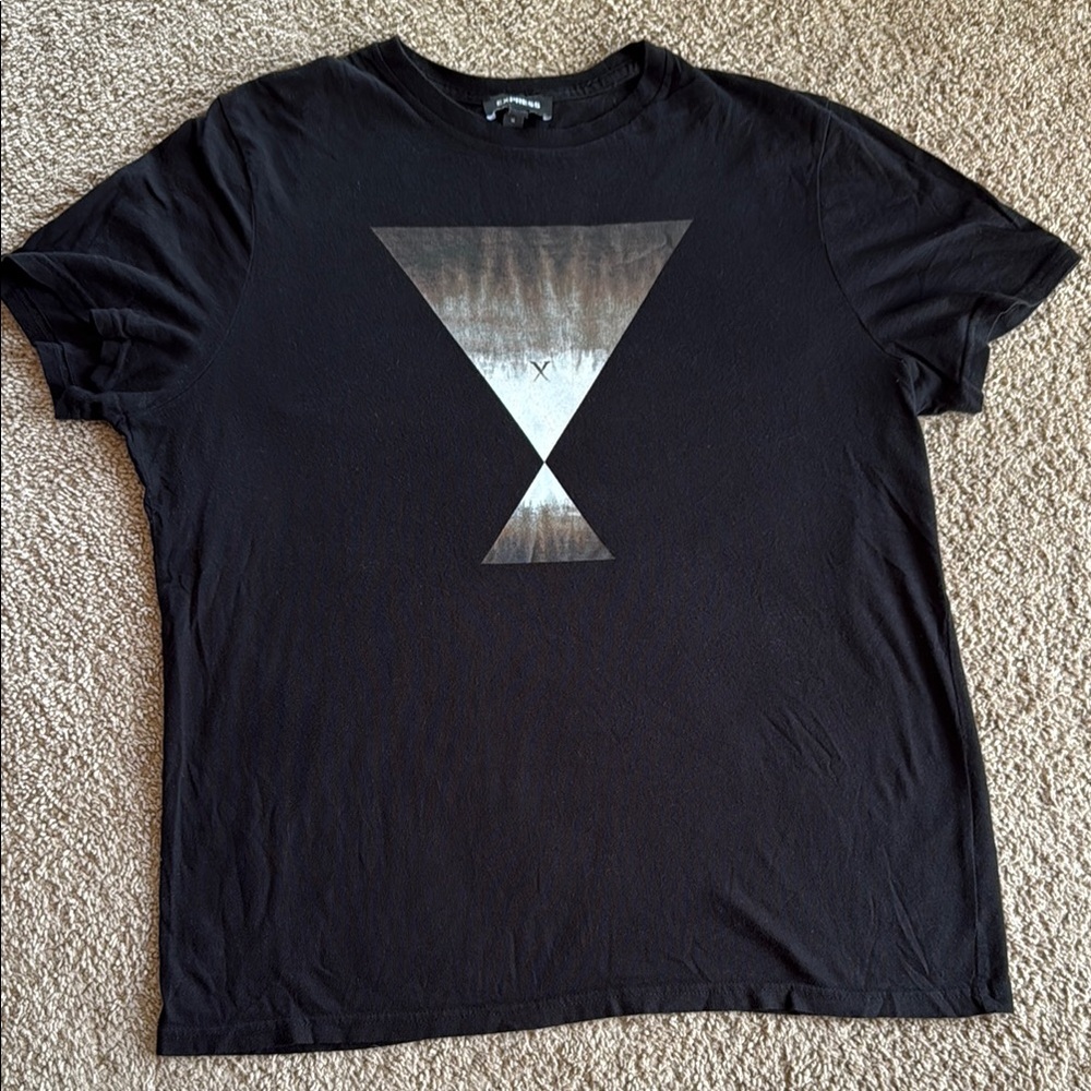 Black Graphic Men's T-Shirt